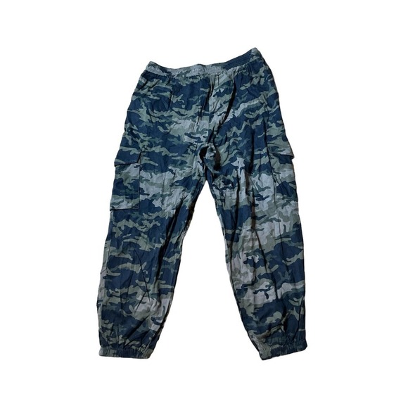Rock & Repubic Jogger Pant Women's Size L Multicolor Camouflage Print Drawstring - Picture 2 of 3